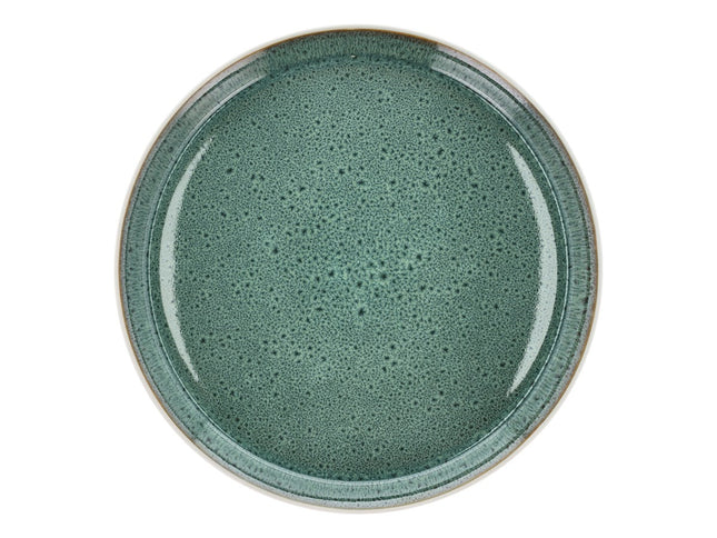 Tallerken Gastro 27 cm Hvid/Grøn - 6 stk