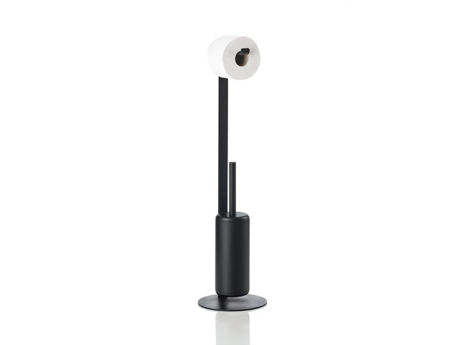 Fritst. toiletrulleh. m børste Rim 74 cm Black - 2 stk