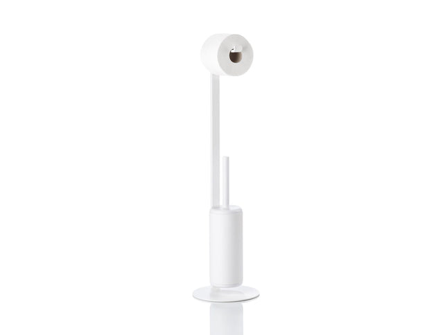 Fritst. toiletrulleh. m børste Rim 74 cm White - 2 stk