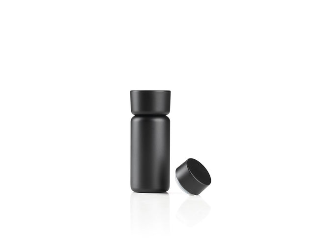 Termokop med to låg Singles 400 ml Black - 4 stk