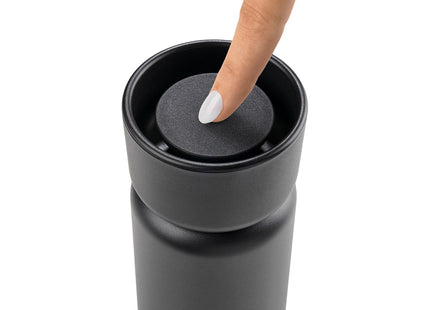Termokop med to låg Singles 400 ml Black - 4 stk