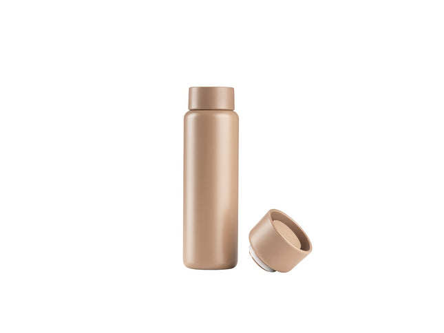 Termokop med to låg Singles 650 ml Camel - 4 stk