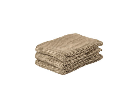 Karklud 3 stk. Khaki - 6 sæt