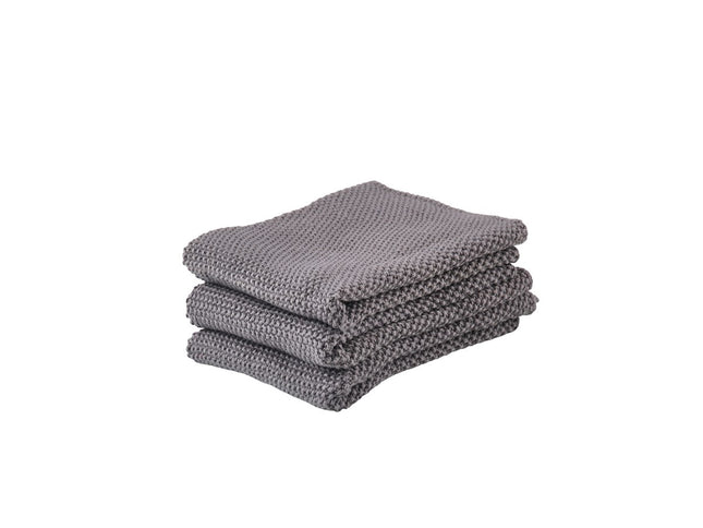 Karklud 3 stk. Grey - 6 sæt
