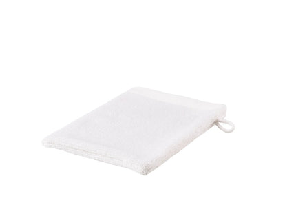 Vaskehandske Sauna White - 6 stk