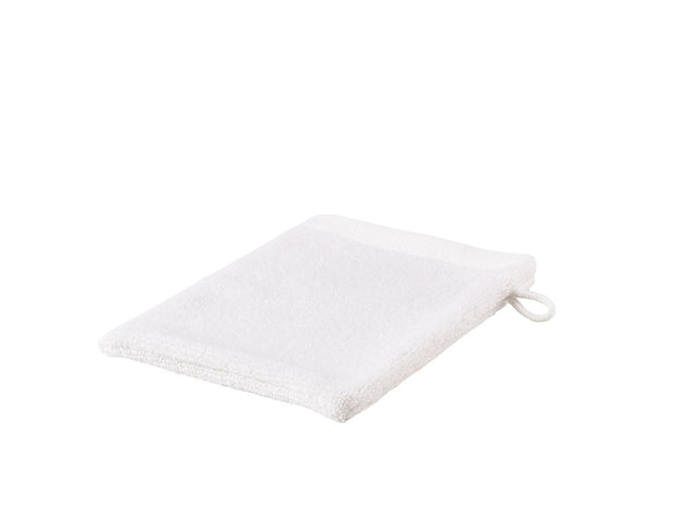 Vaskehandske Sauna White - 6 stk