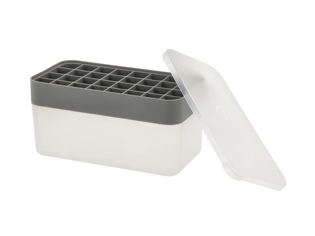 Isterningbakke m/låg 23,3 x 12,2 x 11,4 cm PP/Silikone - 6 stk