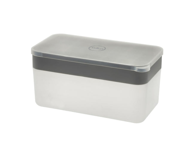 Isterningbakke m/låg 23,3 x 12,2 x 11,4 cm PP/Silikone - 6 stk