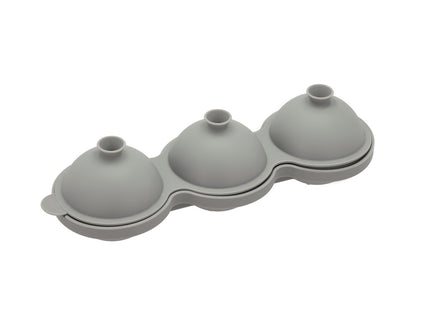 Iskugleform 24 x 8 x 6,5 cm Grå Silikone - 6 stk