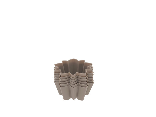 Muffinform Blomst 6 stk. Latte Silikone - 10 stk