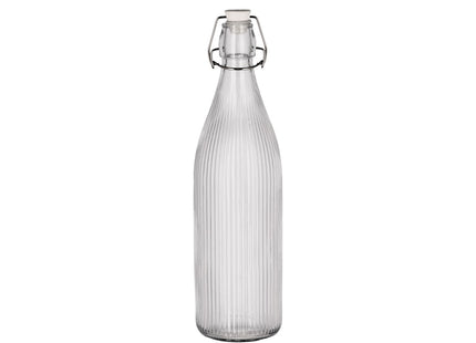 Patentflaske 1000 ml Klar Soda-lime glas - 8 stk