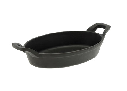 Pande med 2 greb oval Garonne Mini 21x15x4cm Støbejern - 4 stk