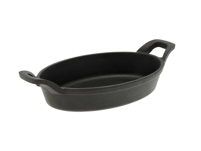 Pande med 2 greb oval Garonne Mini 21x15x4cm Støbejern - 4 stk