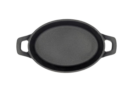 Pande med 2 greb oval Garonne Mini 21x15x4cm Støbejern - 4 stk