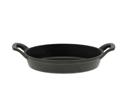 Pande med 2 greb oval Garonne Mini 21x15x4cm Støbejern - 4 stk
