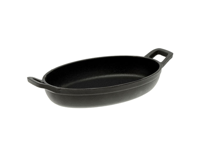 Pande med 2 greb oval Garonne Mini 17,5x11,5x3cm Støbejern - 8 stk