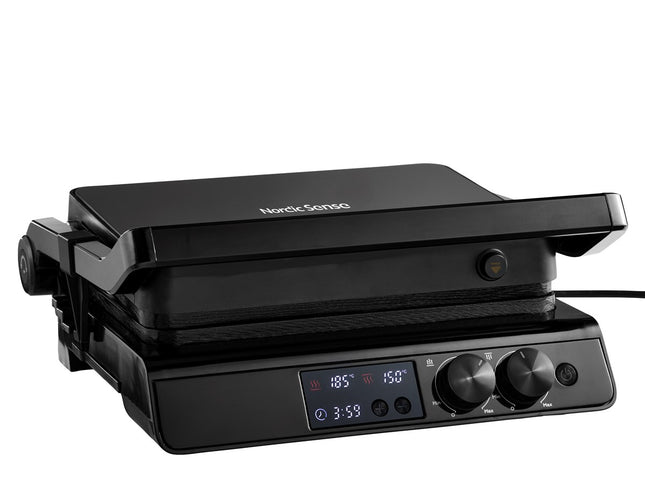Digital paninigrill 2000 watt Sort - 2 stk