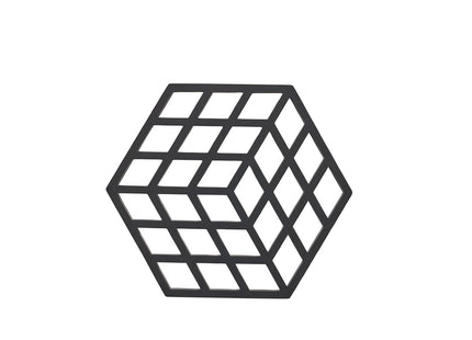 Bordskåner Cube Black - 12 stk