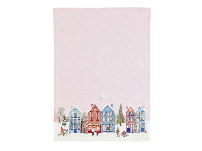 Viskestykke Vinter 70 x 50 cm Crystal Rose - 6 stk