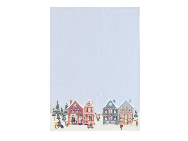 Viskestykke Vinter 70 x 50 cm Ice blue - 6 stk