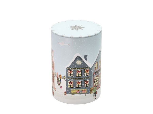 Kagedåse Vinter 10 x 14,5 cm Ice blue - 8 stk