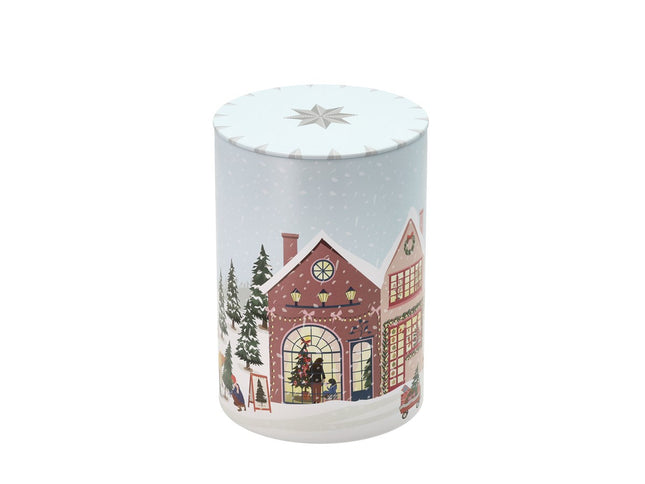 Kagedåse Vinter 10 x 14,5 cm Ice blue - 8 stk