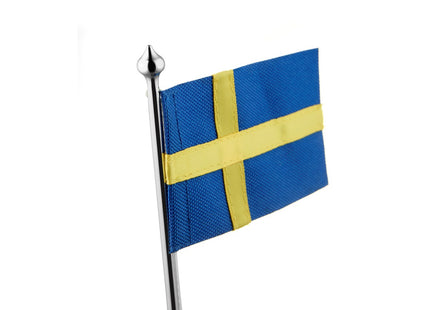Flagstang SE 20,5 cm Blankt stål - 6 stk