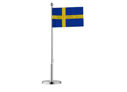 Flagstang SE 20,5 cm Blankt stål - 6 stk