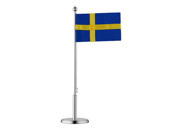 Flagstang SE 20,5 cm Blankt stål - 6 stk