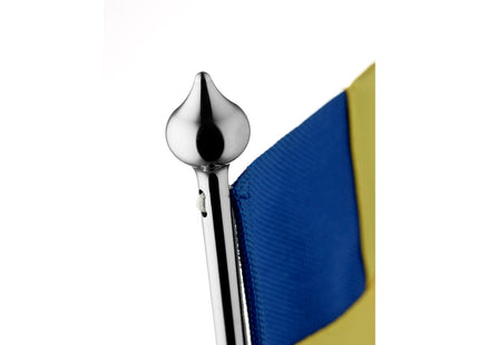 Flagstang SE 40,5 cm Blankt stål - 6 stk