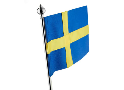 Flagstang SE 40,5 cm Blankt stål - 6 stk