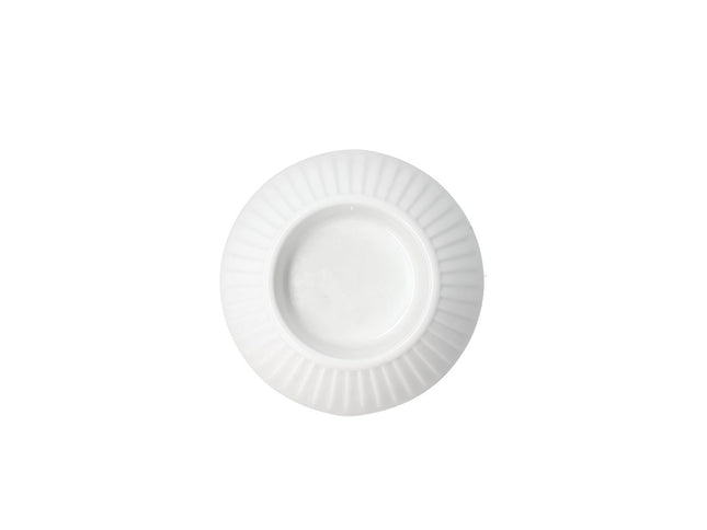 Kalenderstage Vinter 10 x 3,5 cm Hvid Porcelæn - 12 stk