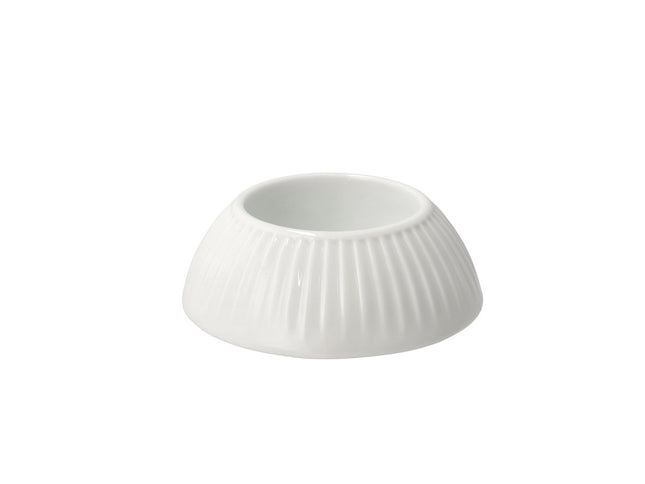 Kalenderstage Vinter 10 x 3,5 cm Hvid Porcelæn - 12 stk