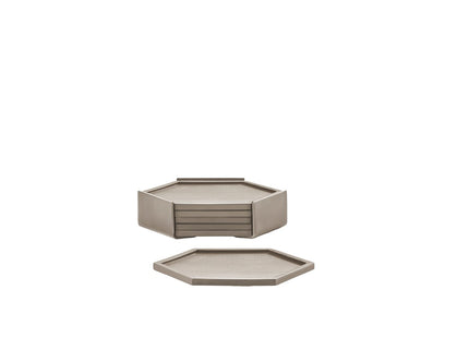 Glasbrikker Bold 6 stk. Taupe - 6 sæt