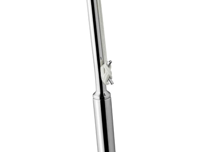 Flagstang DK 20,5 cm Blankt stål - 6 stk