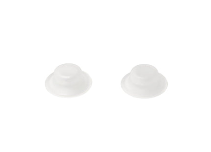 Pakning til patentlåg Dia 2,5 x 1 cm 2 stk. Hvid Silikone - 200 pakker