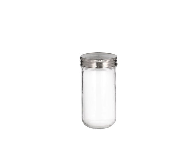 Geleglas 350 ml Glas/Stål - 12 stk