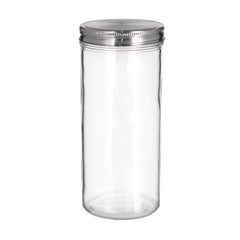 Geleglas 1000 ml Glas/Stål - 8 stk