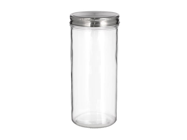 Geleglas 1000 ml Glas/Stål - 8 stk