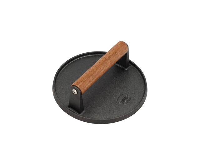 Burgerpresser 17,8 cm Sort Støbejern - 6 stk