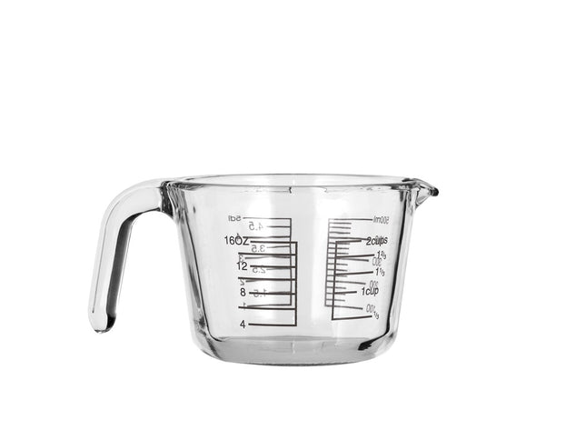 Målekande 500 ml Borosilikatglas - 12 stk