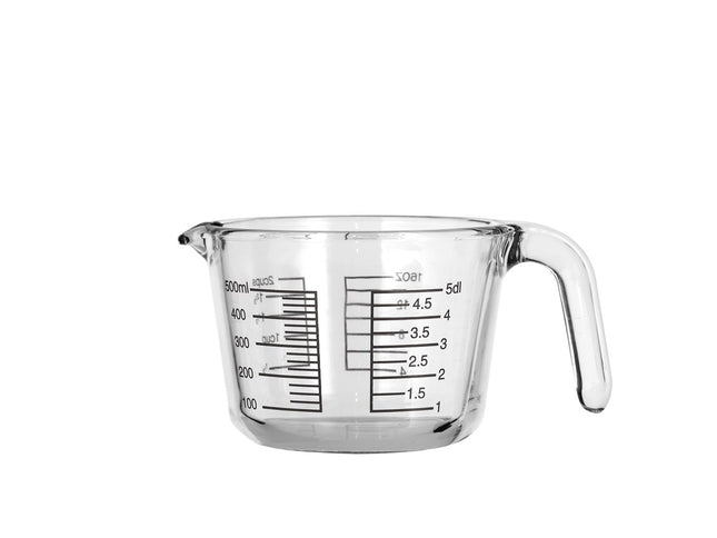 Målekande 500 ml Borosilikatglas - 12 stk