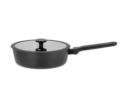 Sauterpande 24 cm Sort Aluminium/keramisk belægning - 4 stk