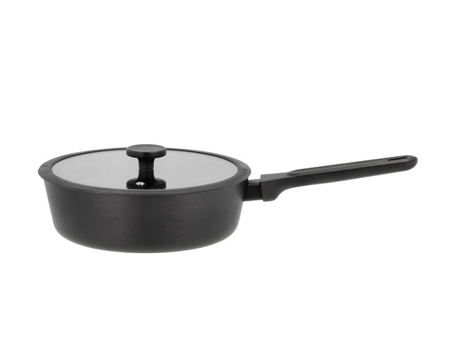 Sauterpande 24 cm Sort Aluminium/keramisk belægning - 4 stk