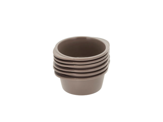 Muffin-/Snurreform 6 stk. Latte Silikone - 6 pakker