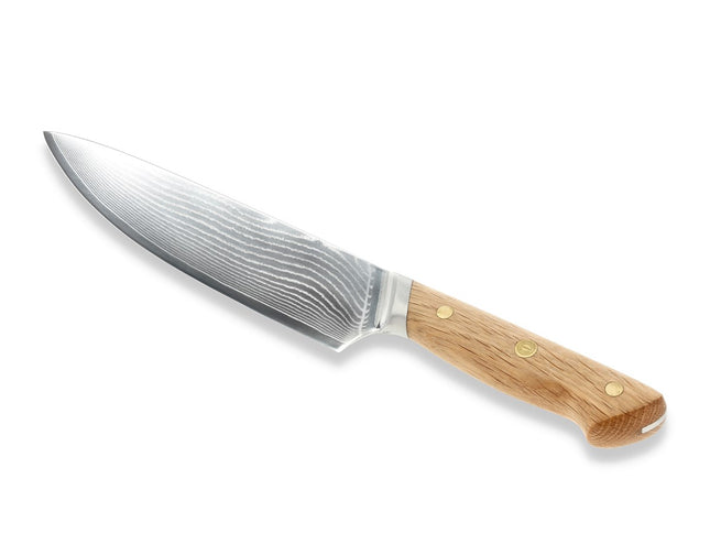 Kokkekniv Douron 33 cm Eg/Damaskusstål - 6 stk