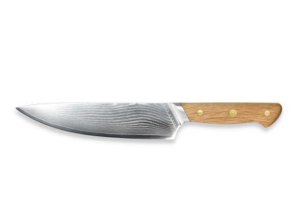 Kokkekniv Douron 33 cm Eg/Damaskusstål - 6 stk