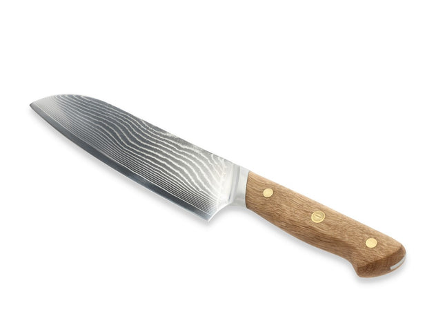 Santokukniv Douron 30,5 cm Eg/Damaskusstål - 6 stk