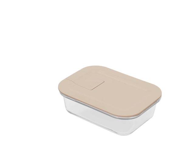 Opbevaringsboks Linea 640 ml Humus Glas - 4 stk