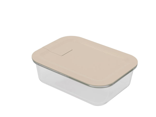 Opbevaringsboks Linea 1520 ml Humus Glas - 4 stk